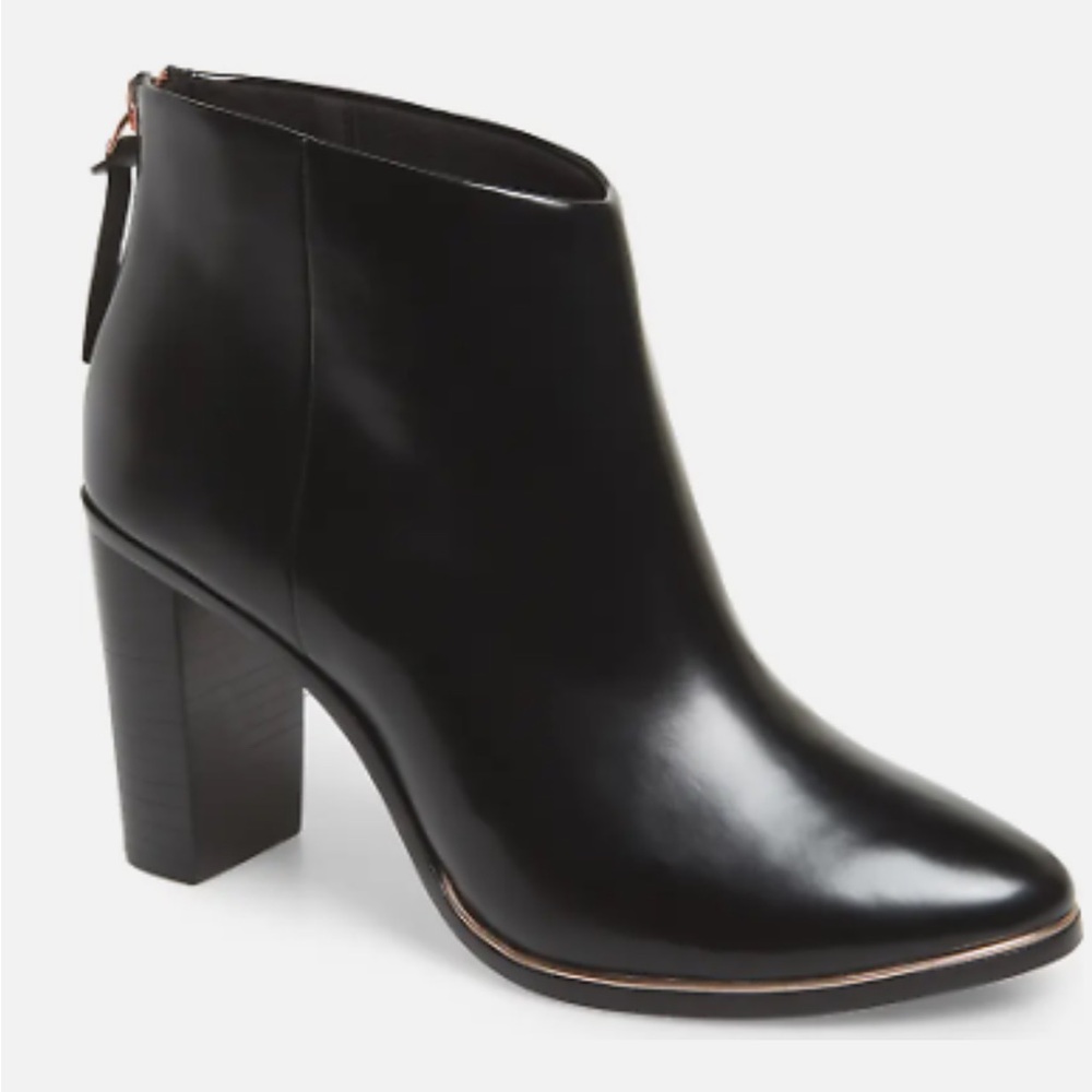 Ted Baker Vaully Black Heeled Bootie